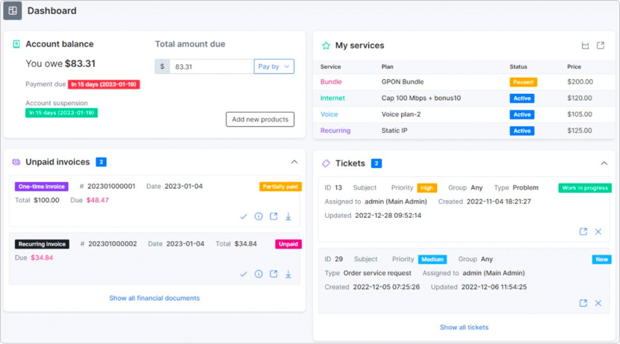 customer portal