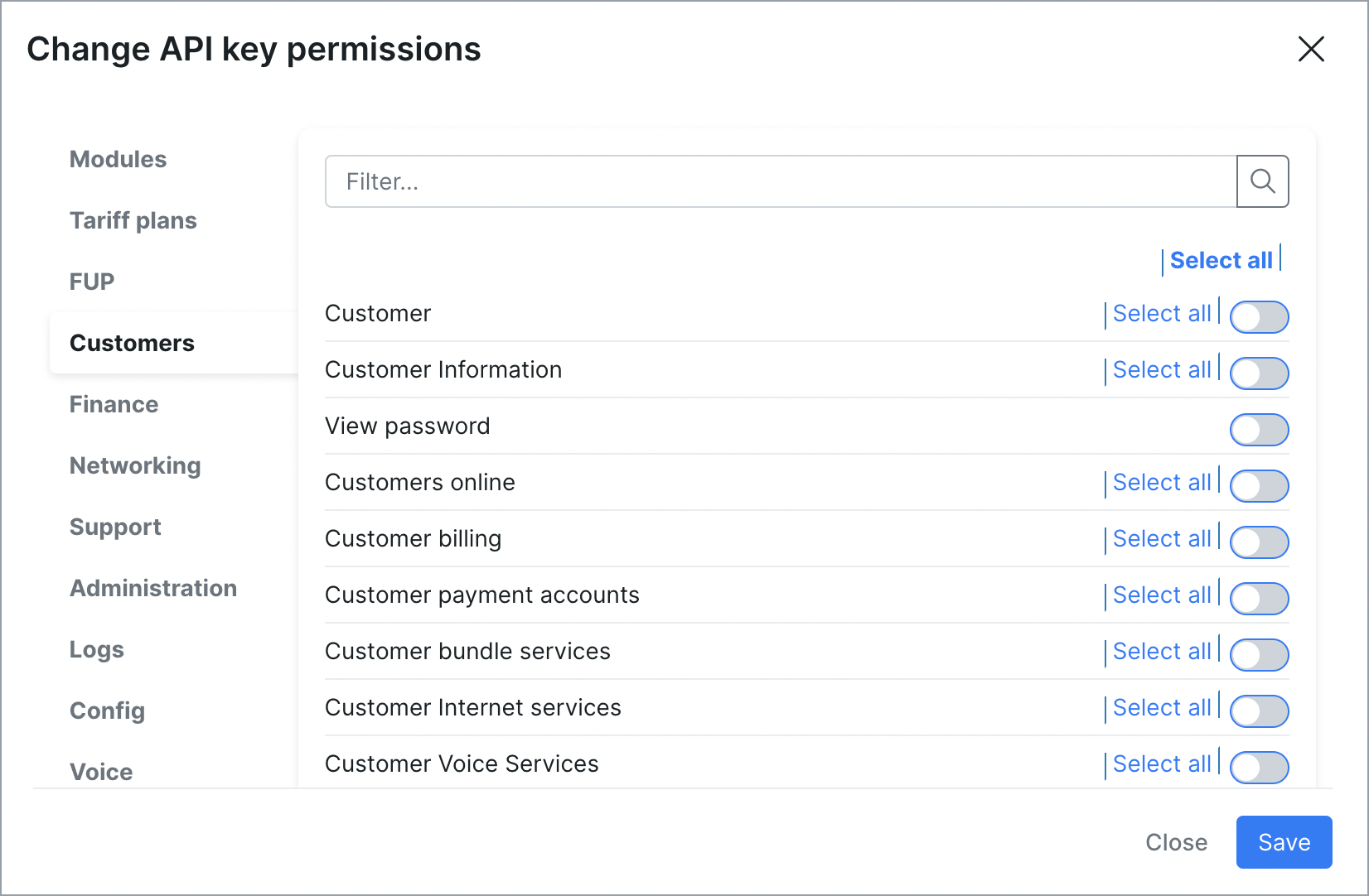 permissions