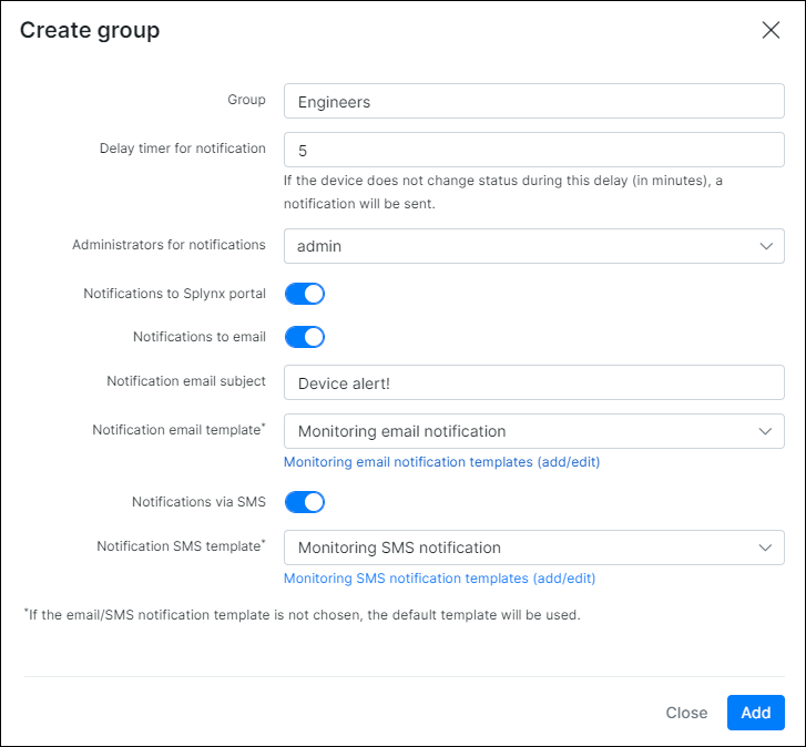 create group