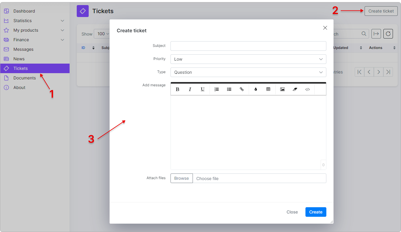 customer portal