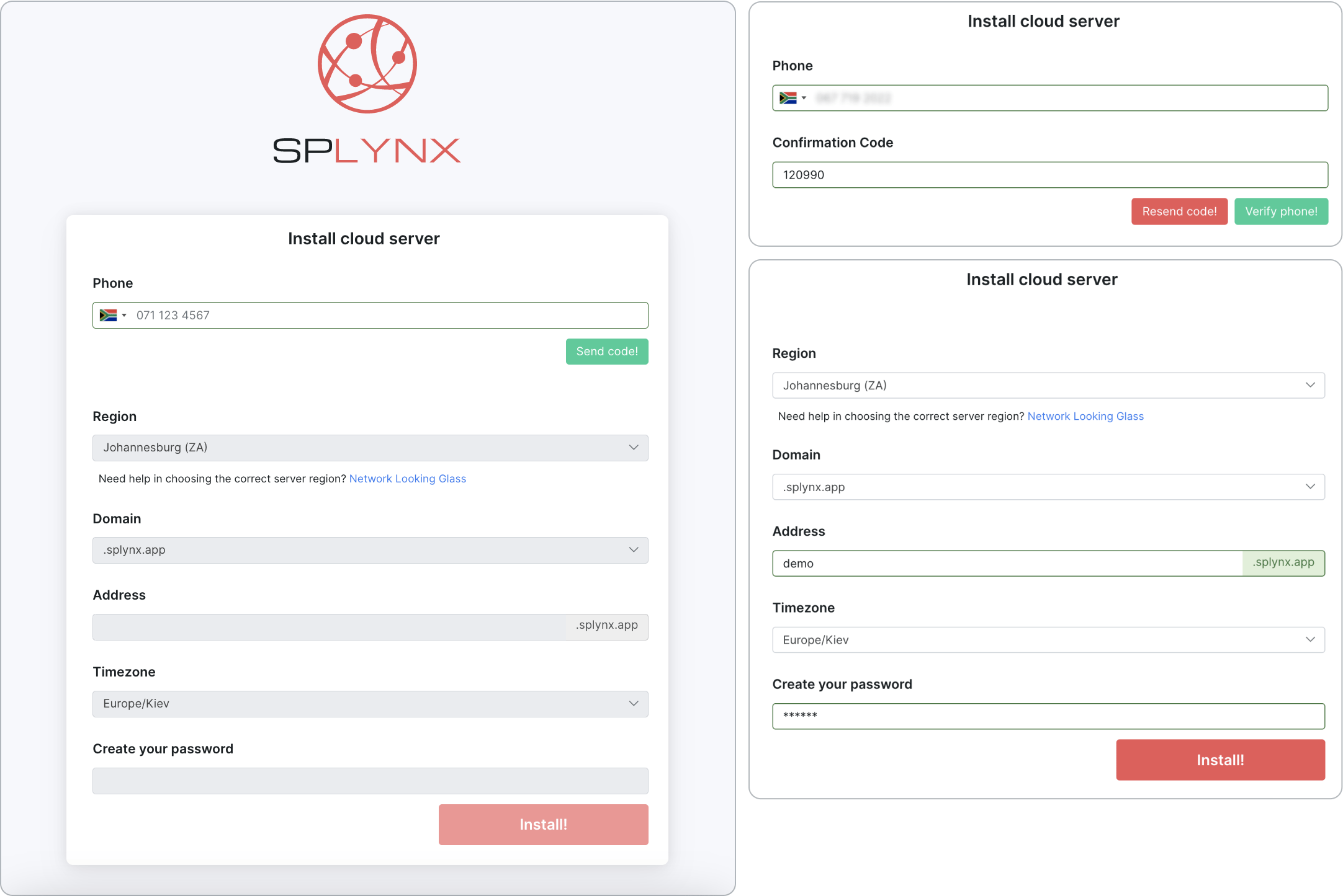 Splynx installation process