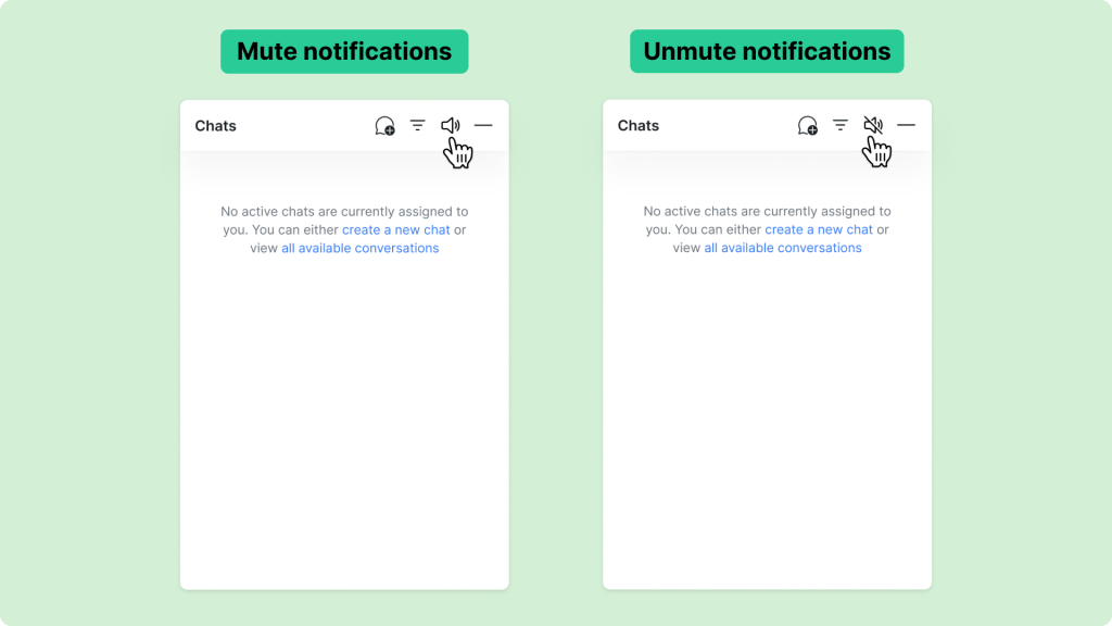 Mute notifications