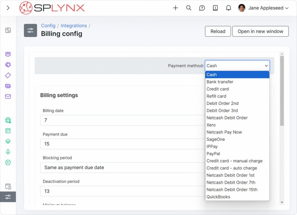 Automatically apply the right billing settings based on pre-configured rules