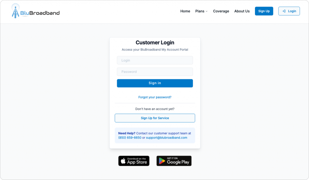Splynx supports full Portal customization, both globally and at the element level