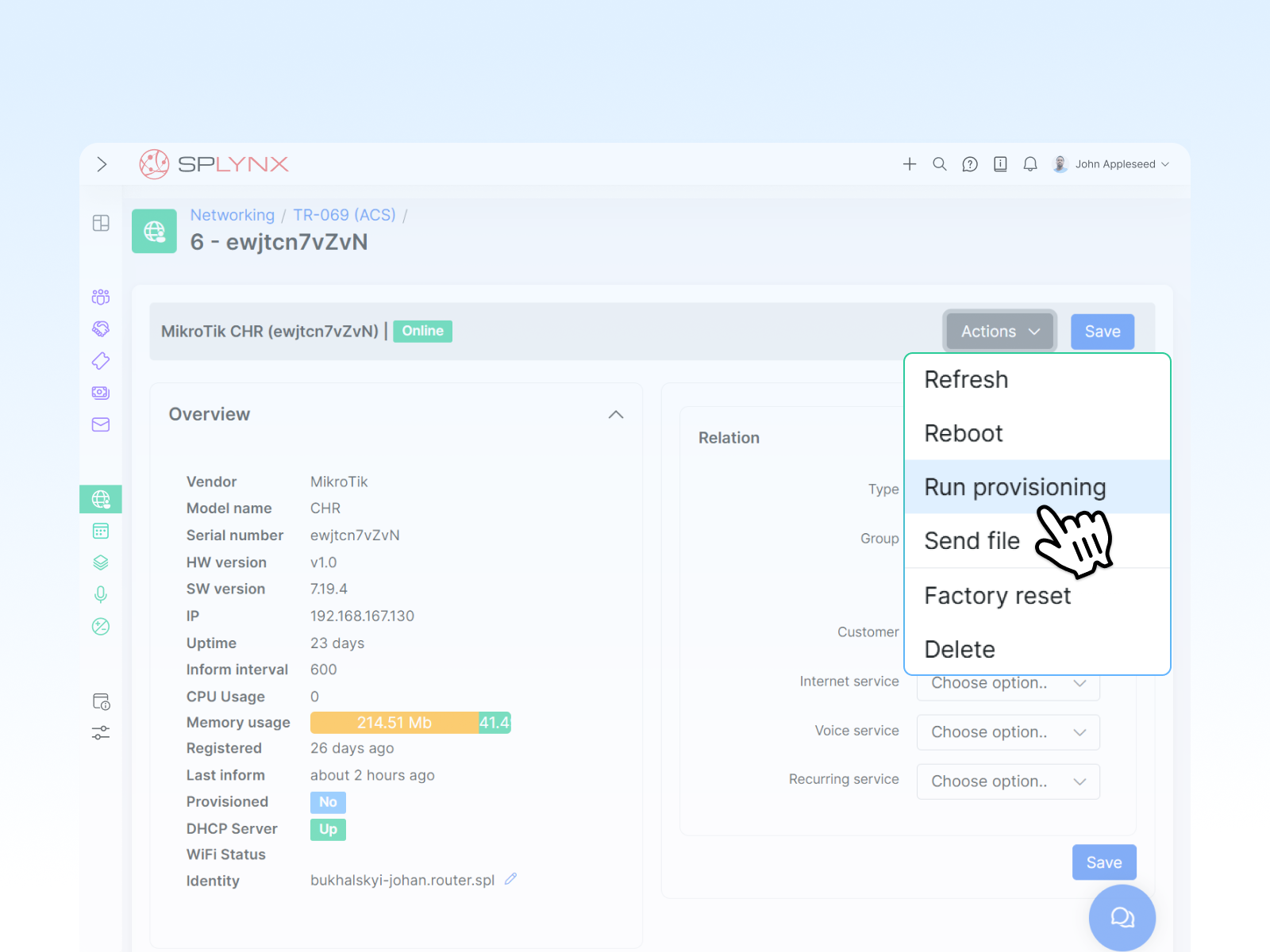 Configure every CPE from your desk